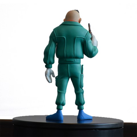 Figurine John Helena dit la murène méchant de l'univers Spirou et Fantasio édition Dupuis