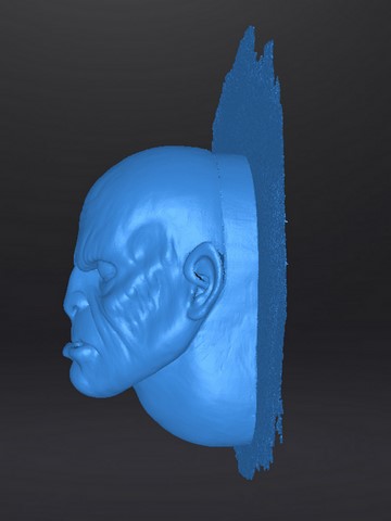 Scanner 3D sculpture Orc
